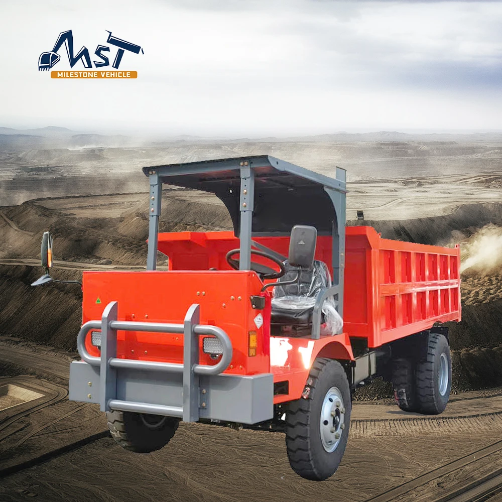 New 6 Ton 7 Ton 10Ton Underground Dump Truck 4x2 Drive Wheel Mining High Quality Engineering Dump Truck
