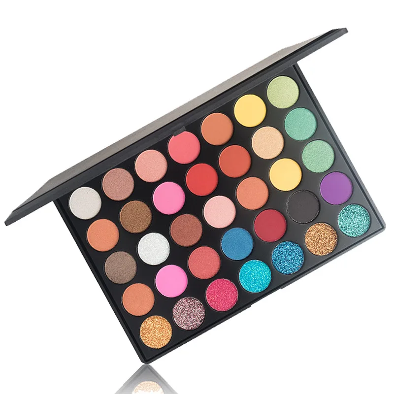 Eye Shadow Palette Eyeshadow Packaging Eye Shadow Pallets Private Label 35 Color Eyeshadow Makeup Cosmetic Packaging