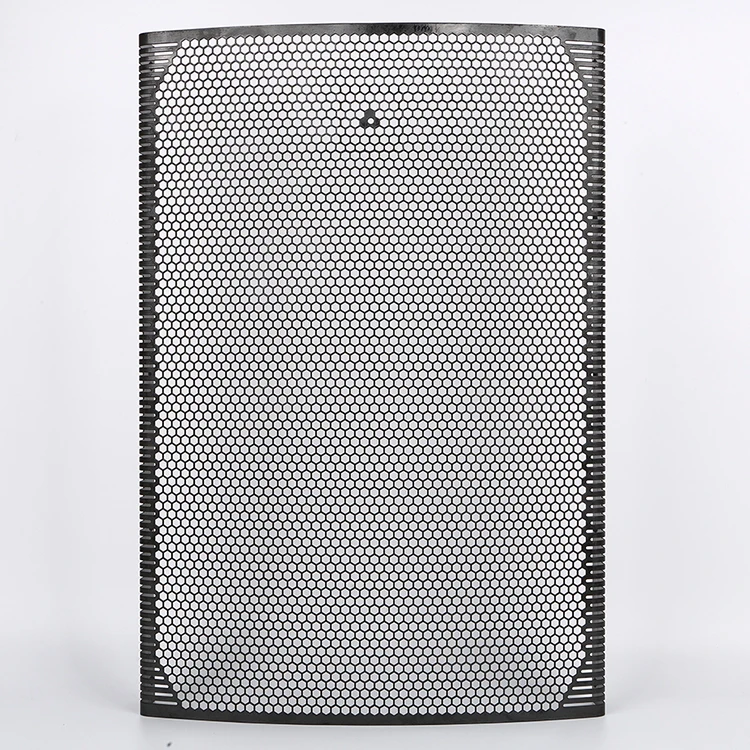 Высокое качество пользовательских микро-перфорированная металлическая крышка динамика сеточный ящик с