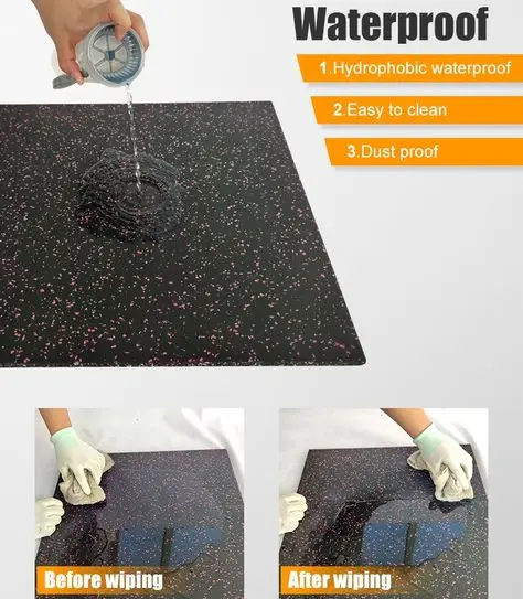 Factory Direct EPDM Rubber Floor Mat Indoor Gym Cushioning Mat Soundproof Sports Mat Safety Environmental Artificial Grass