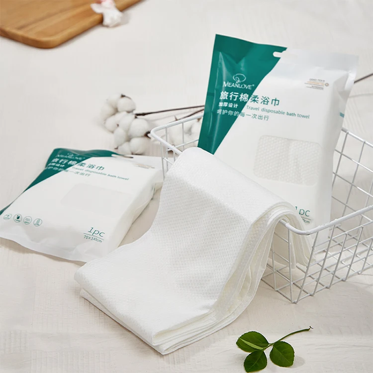 Disposable home hotel party bath towel convenient hygienic nonwoven cleaning cloth disposable bath towel