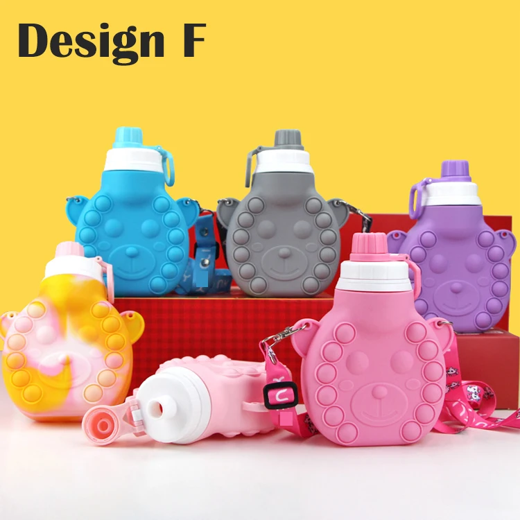 Collapsible Outdoor Travel Sports Portable Camping Fold Up Drinking Coffee Cups Mugs Cup Silicone Folding Foldable Water Bottle