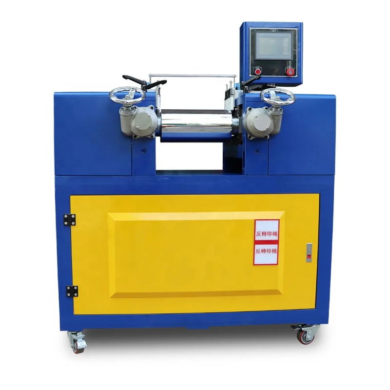 Электрический Отопление лаборатории резиновые Два Рулона Смешивания Мельница