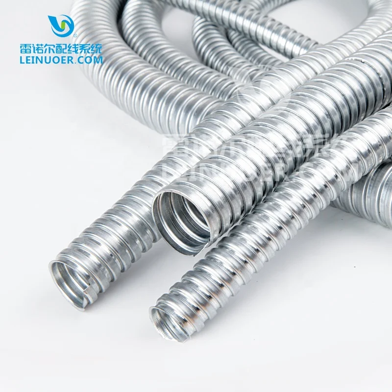 Electric Cable protection Galvanized Steel flexible electrical conduit pipe