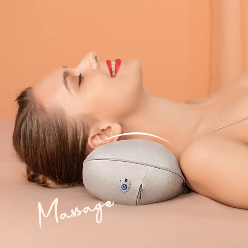 Folding Wholesale Massage Pillow vibration With Heatable Neck Massage pillow back massager pillow