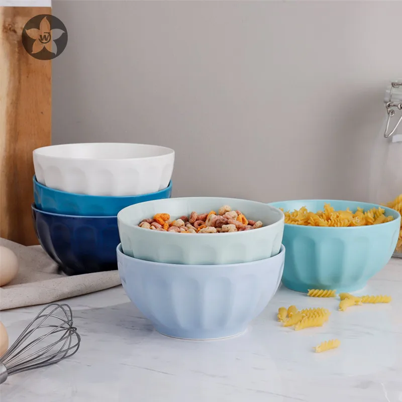 Лидер продаж Amazon, керамическая чаша, разноцветная керамическая чаша 5,5 дюйма