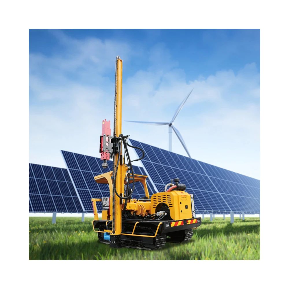 Good quality   Wear-resistant long service life and high efficient Solar Screw Pile Driver Photovoltaic for solar project
