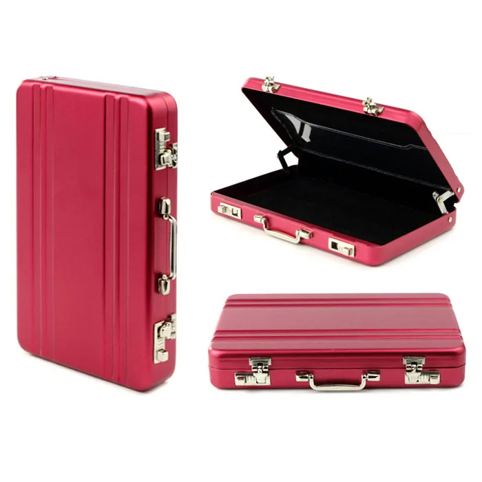 Original factory Minimalist exquisite Briefcase Suitcase Business Bank Card Name Card Holder Case Box