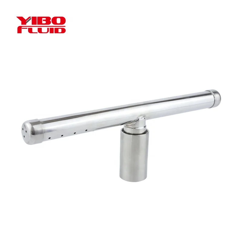 
Sanitary stainless steel SS304/316 T shaped tank cleaner Female Threaded spray hygienic cleaning ball 