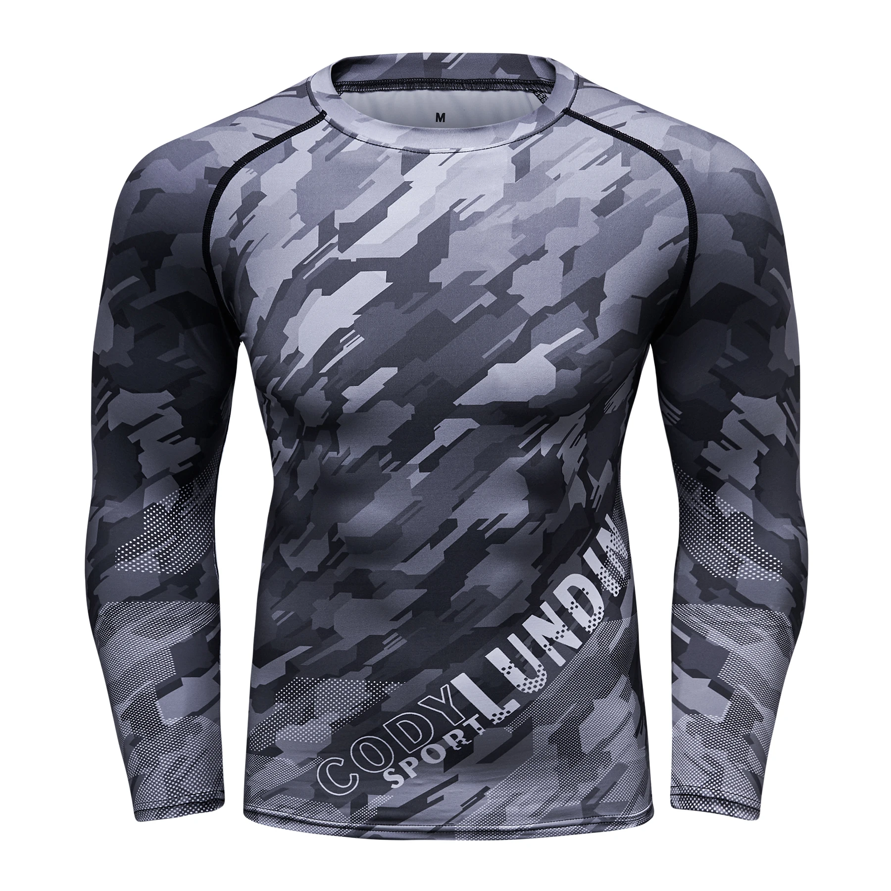 Guangdong Men Clothing Store Quick Dry Blue T-shirt Custom Sublimation Compression Rash Guard Mma Sweatshirt