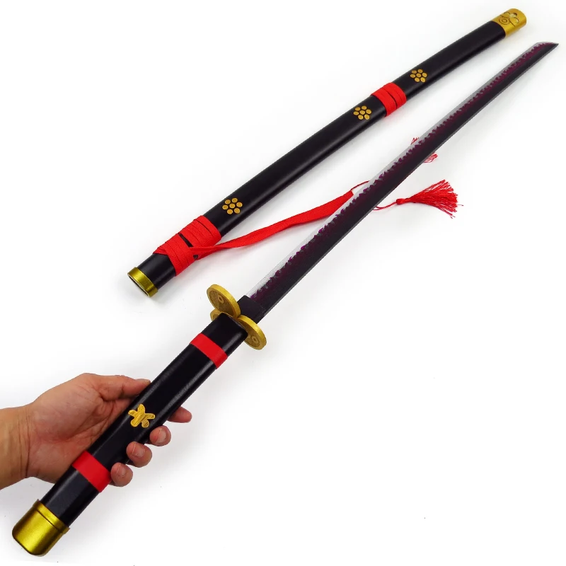 Sale Talwar Katan Utsuyuri Bambu Weapen Base Model One Piece Roronoa Zoro Katana Japanese Cosplay Wooden Sword