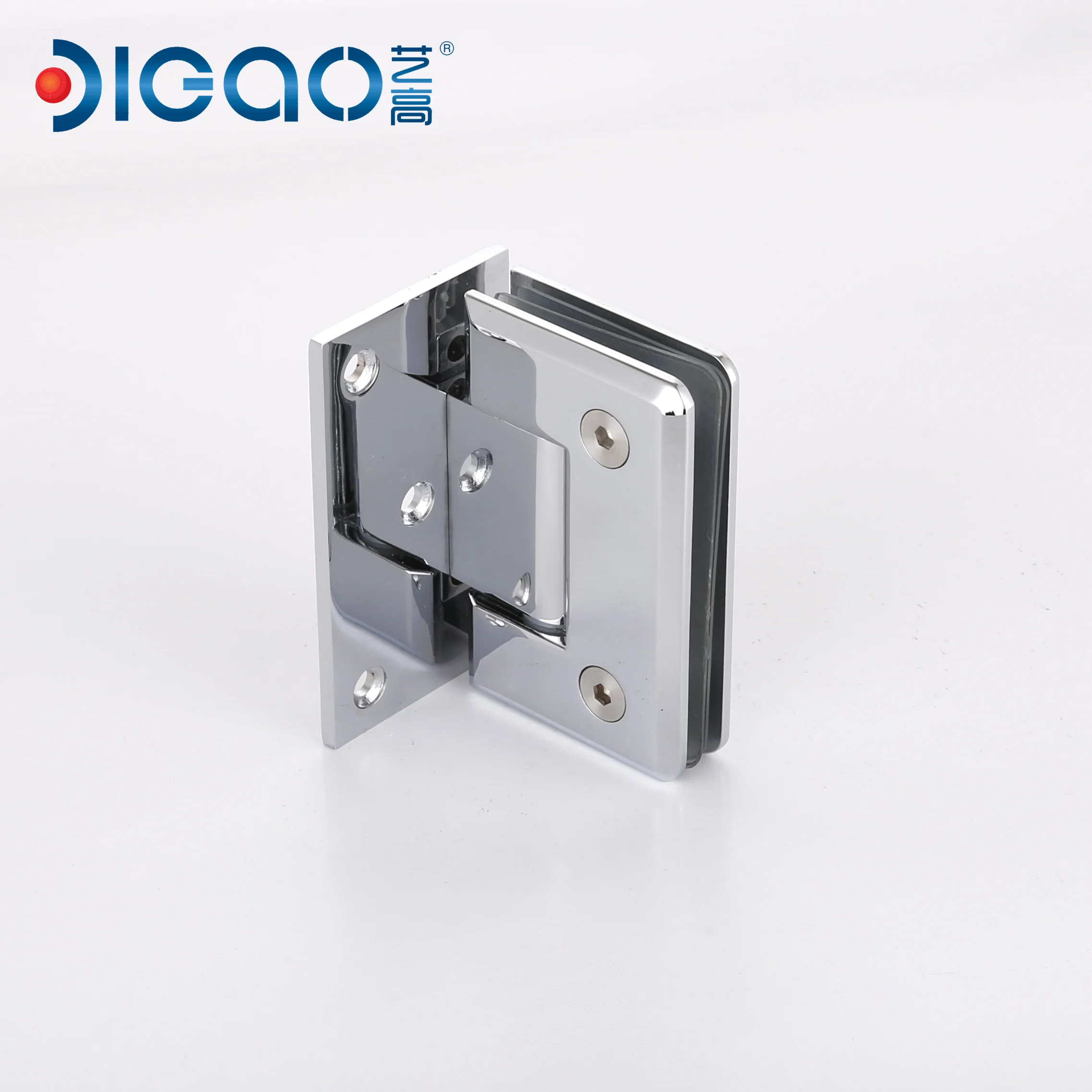 Frameless 8-12mm Wall To Glass Swing Door Clamp  hinge sliding door Shower Door Hinge Hardware