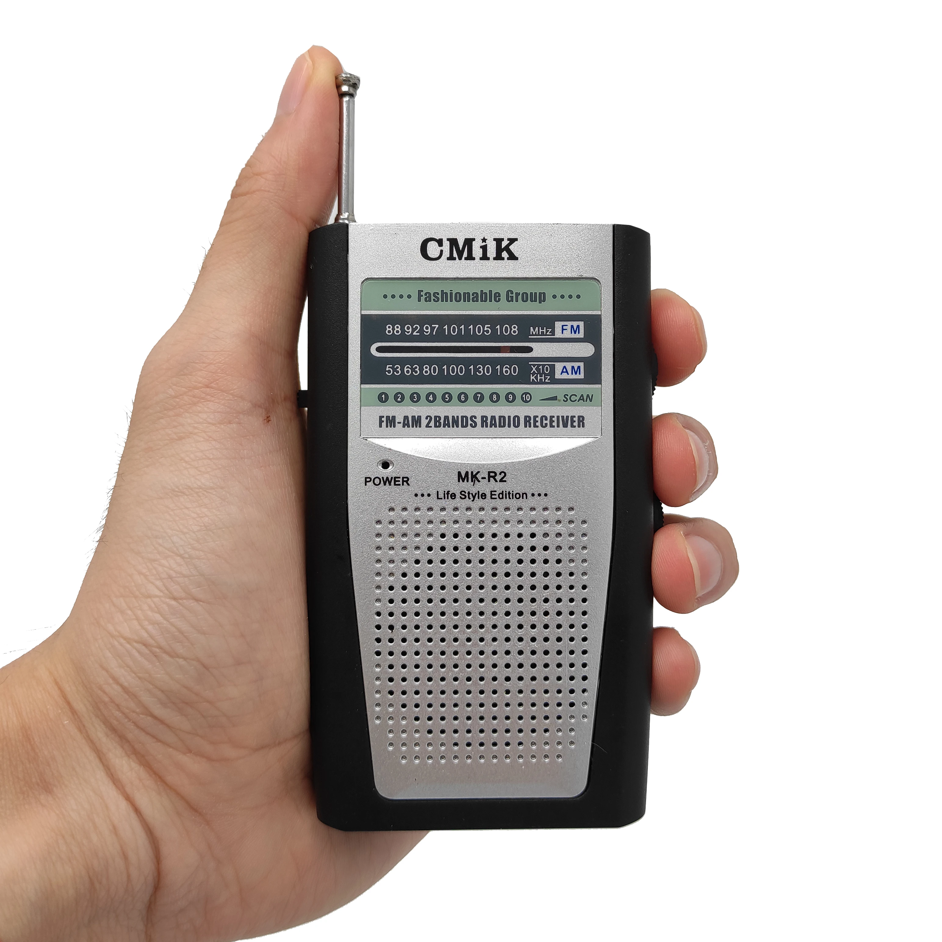 cmik mk-R2 hot sell radyo extra antenna am fm portable pocket home radio