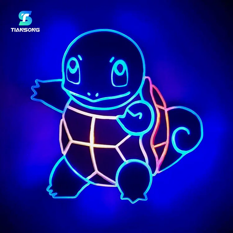 Custom Sign Rick and Morty Cartoon Neon Sign Japanese Cartoon Neon Signs For Bedroom Game Room Apartment Decoration