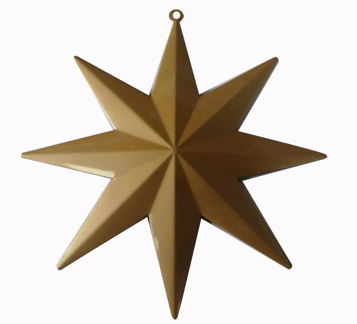 
Customized decorations hanging stars gold tinplate lucky star metal plate 