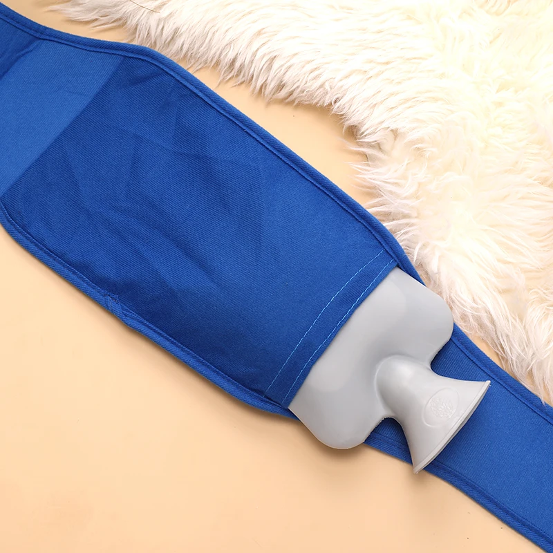 Cheap PVC hot water bottle belt with cover 3 in 1 Warm Water Bag Pouch for Pain Relief for Neck, Back, Shoulder and Legs, Waist