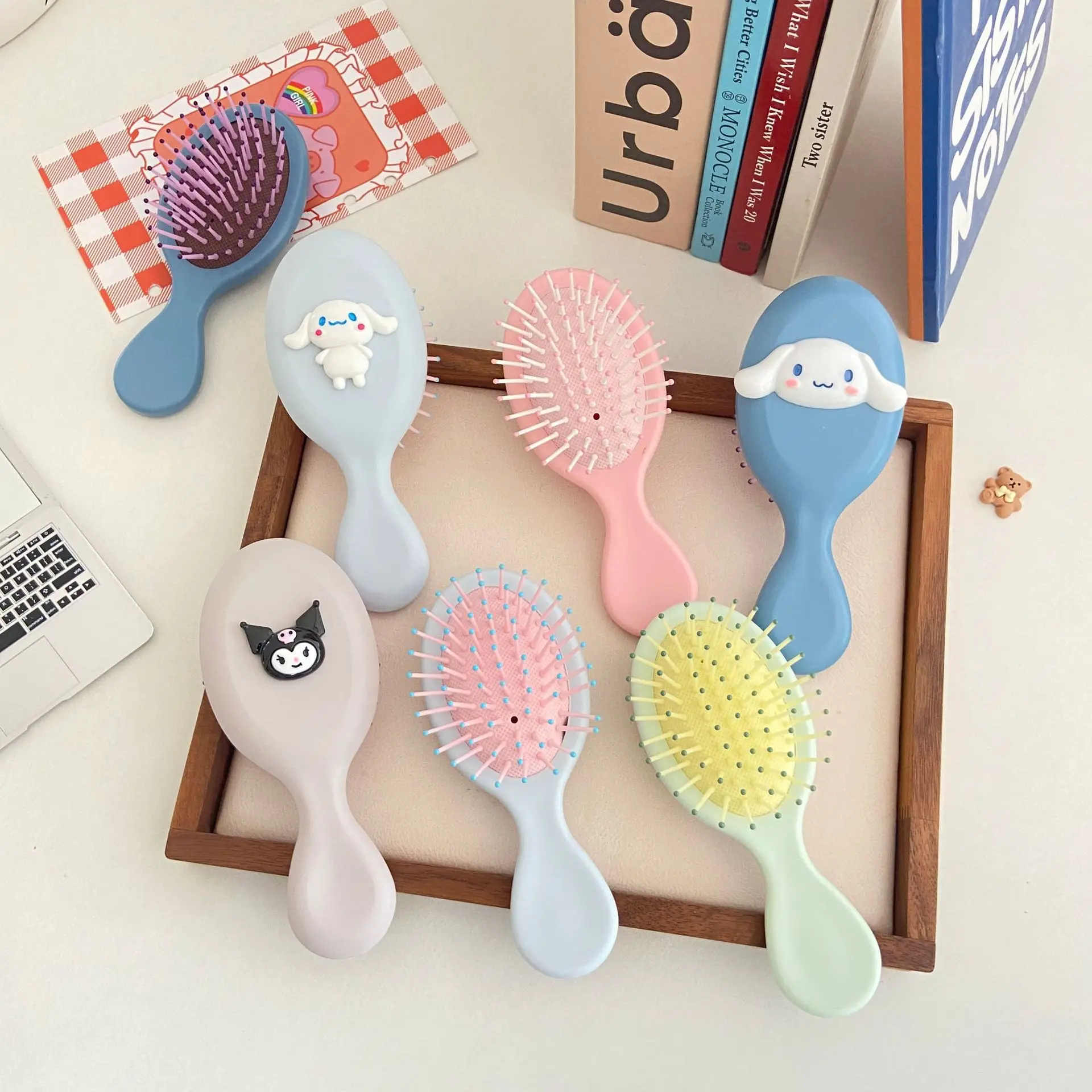 New Cute Airbag Comb Cartoon Children And Girls Home Scalp Massage Small Air Cushion Ladies Handle Hair Comb