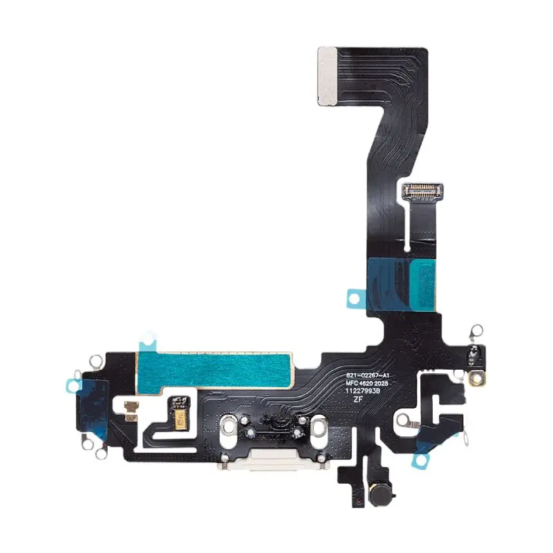 Charging Port Dock Connector Flex Cable for iphone 7 8 6S plus X XR XS MAX 11 12 Pro USB Microphone Repair Part