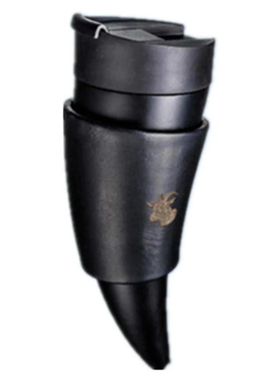 Hot Sell Therms Stainless Steel Liner Convenient Vacuum Cup Goat Horn Coffee Cup with Lid and Strap
