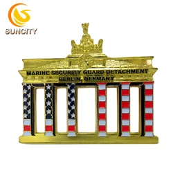 High quality customer oem series Gorgeous gold military medals