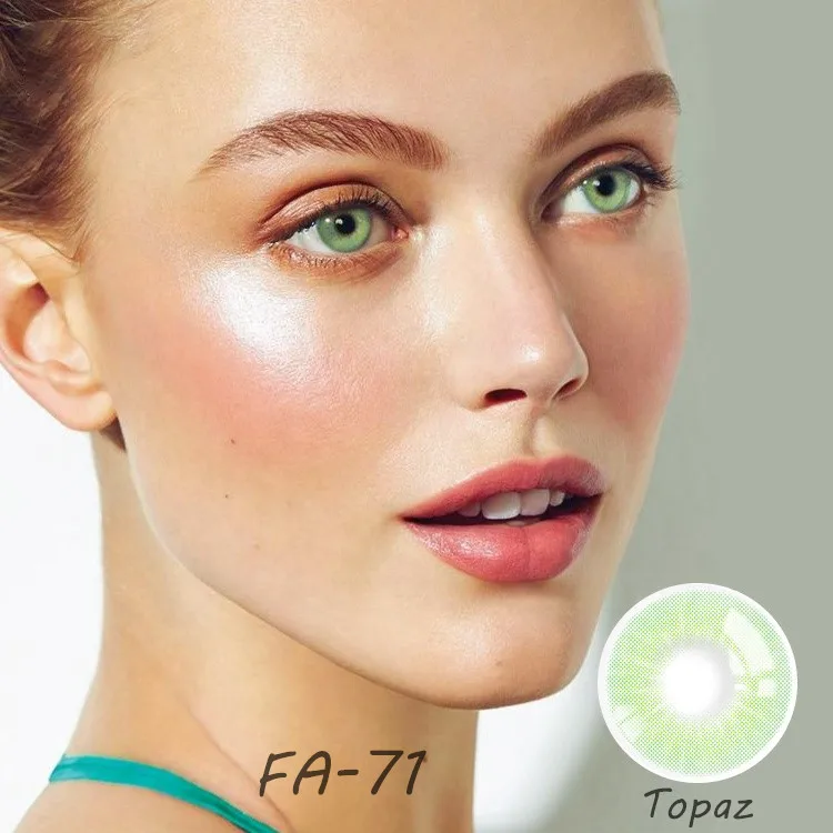 Realcon Fancy Look Natural Color Contact Lens Super Nature Style Eye Colored Lenses Factory Price