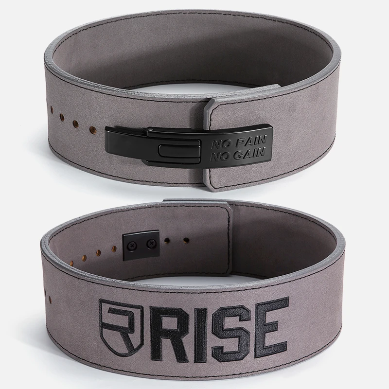 Fitness Body building cowhide gym waist trainer belts for men lever weight lifting belt leather weightlifting