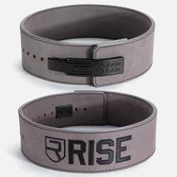 Fitness Body building cowhide gym waist trainer belts for men lever weight lifting belt leather weightlifting