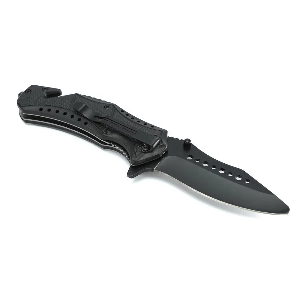 Походный складной карманный нож из нержавеющей стали с зажимом для ремня