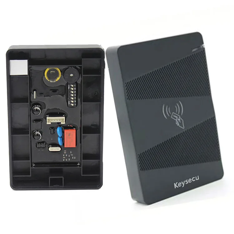 Keysecu Intelligent waterproof 125HZ RFID card reader plastic Keyless access control system