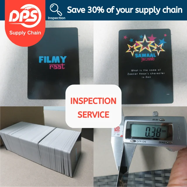 Expert Inspection Services for Customized Cards in China to Ensure Print Quality and Durability