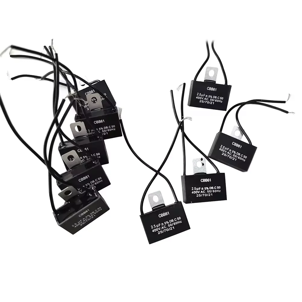 Yk Cbb61 1.0/1.2/1.5/1.8/2.0/2.5/3.5/4.0 Uf 450V Ac Fan Motor Start Capacitor