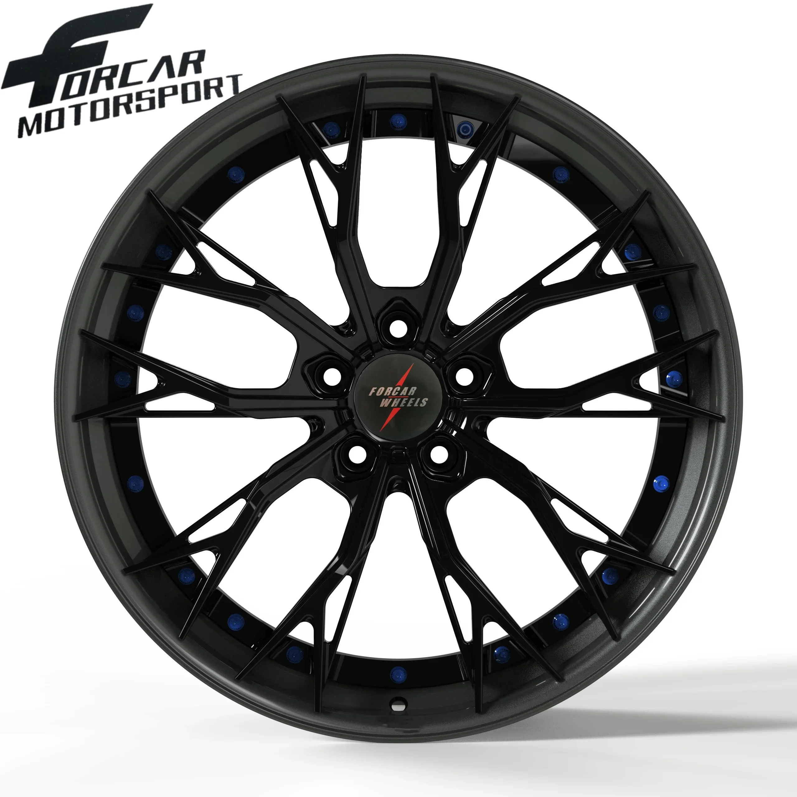 DOT TUV 2-PC Forged T6061 American European Car Alloy Wheels Rims