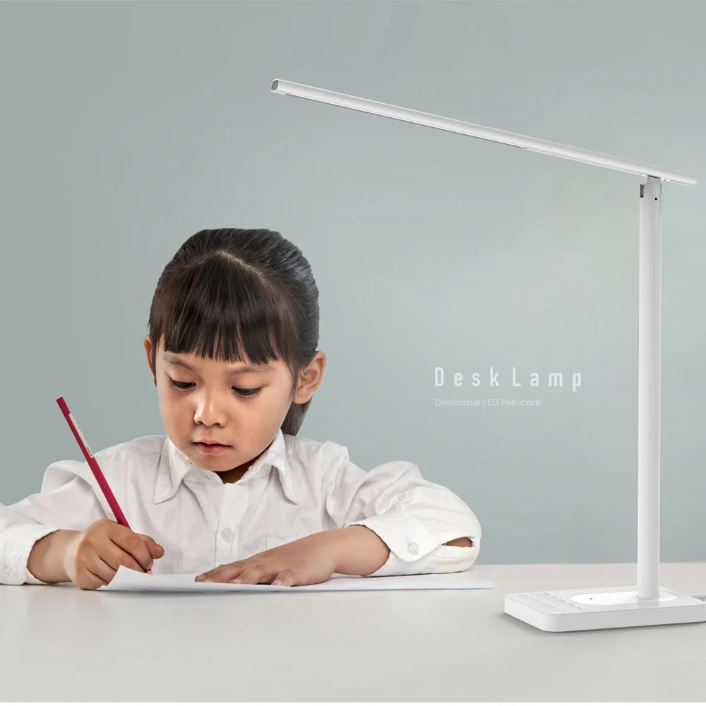 2020 Indoor Home Decor Lighting Modern Table Lamp KC Certificate Desk Lamp With Wireless Charger