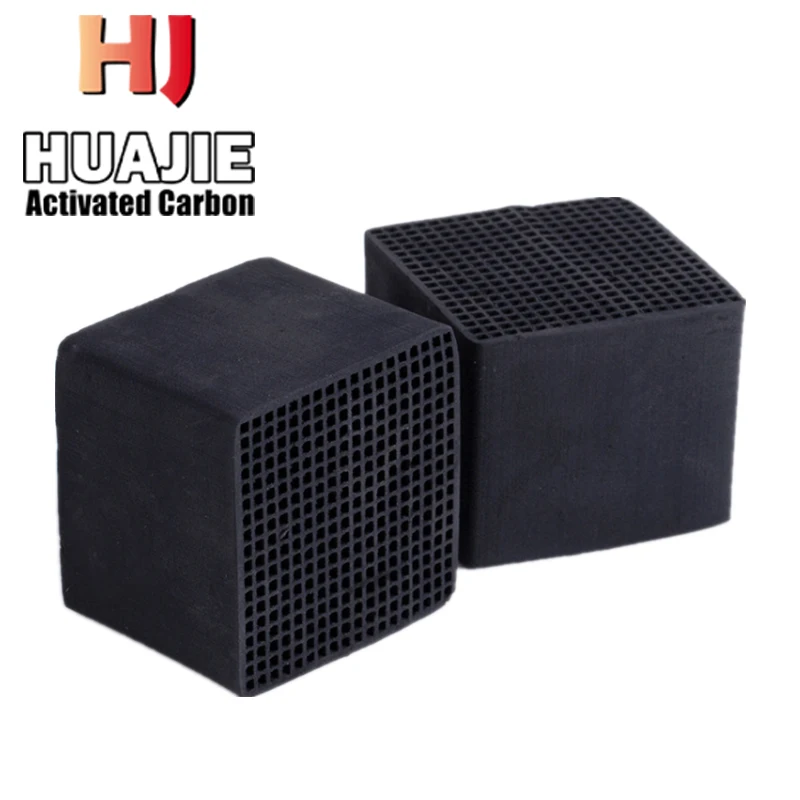Air purification treatment and filter discharge Honeycomb Activated Carbon