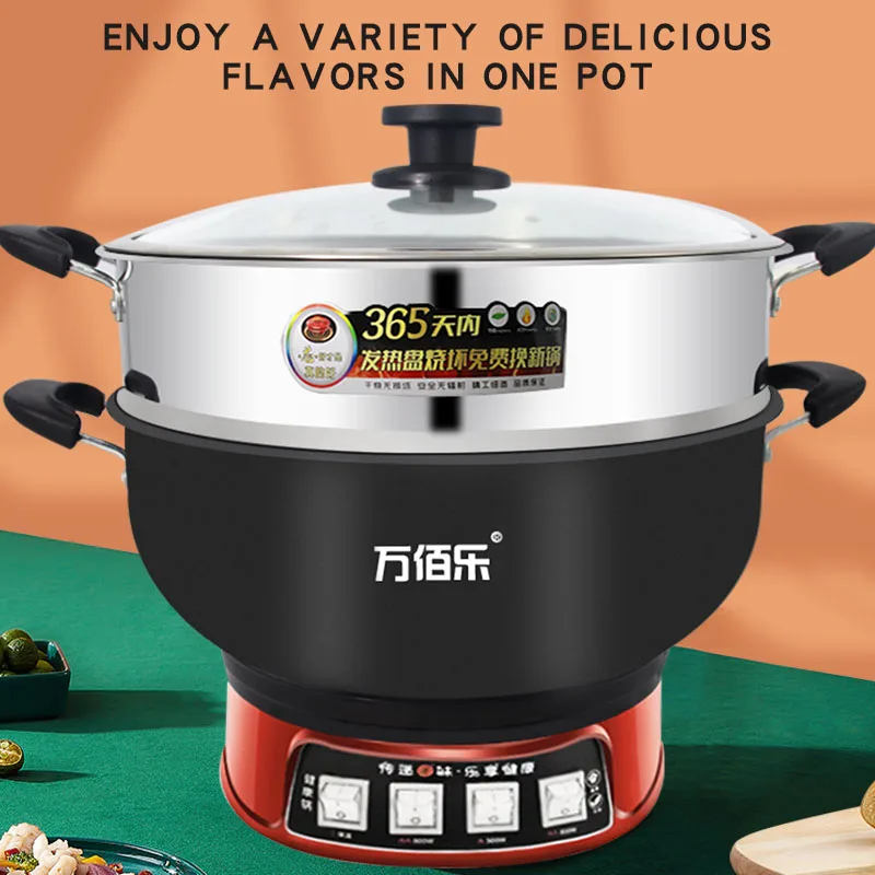 Multifunctional Electric Pot Household Iron Pot Electric Hot Pot Made in China High Quality Factory Direct Supply