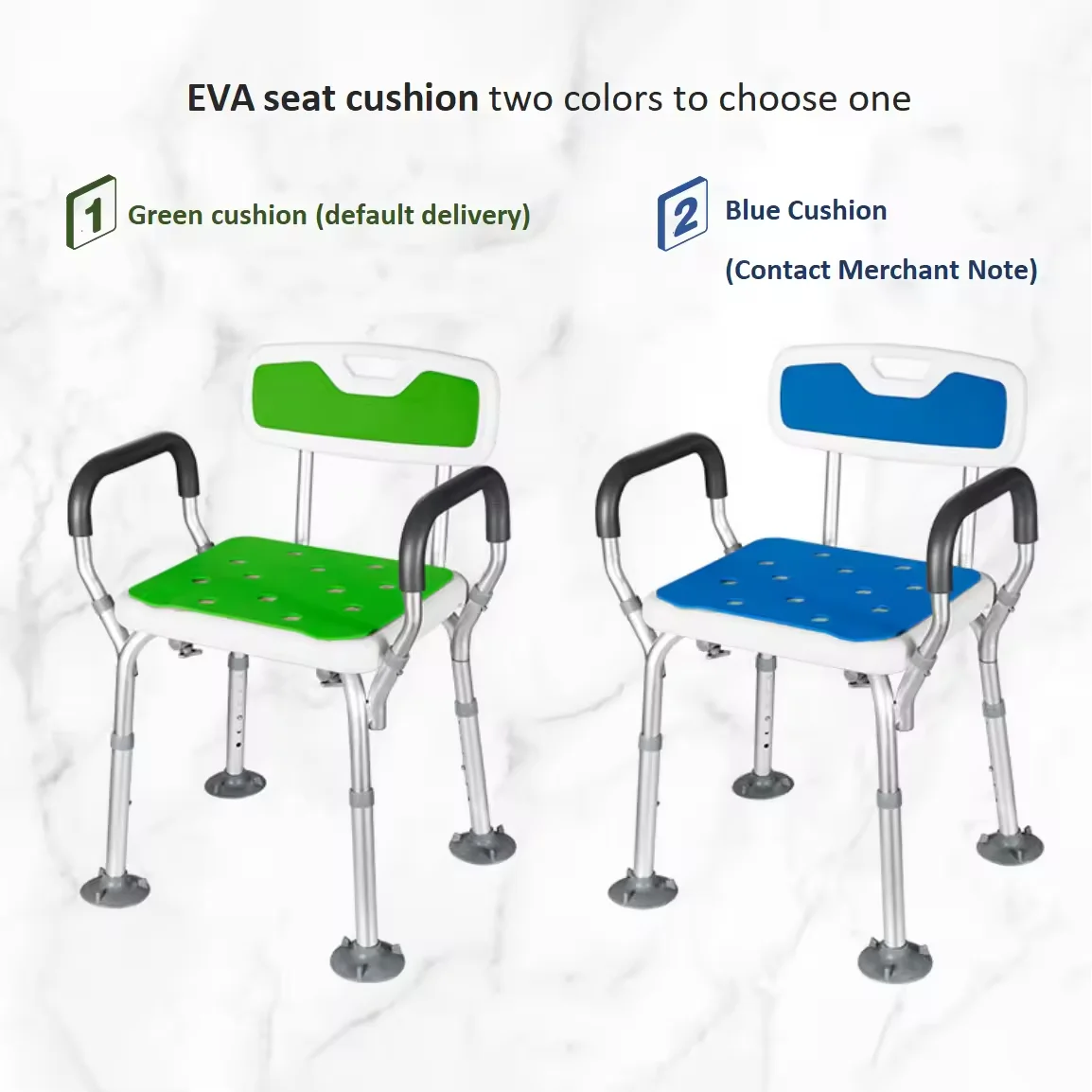 400 LBS Bathroom Seat Shower Chair Bathtub Shower Stool with Non-Slip Foot Pads and Backrest for Assist Seniors Adults Kids