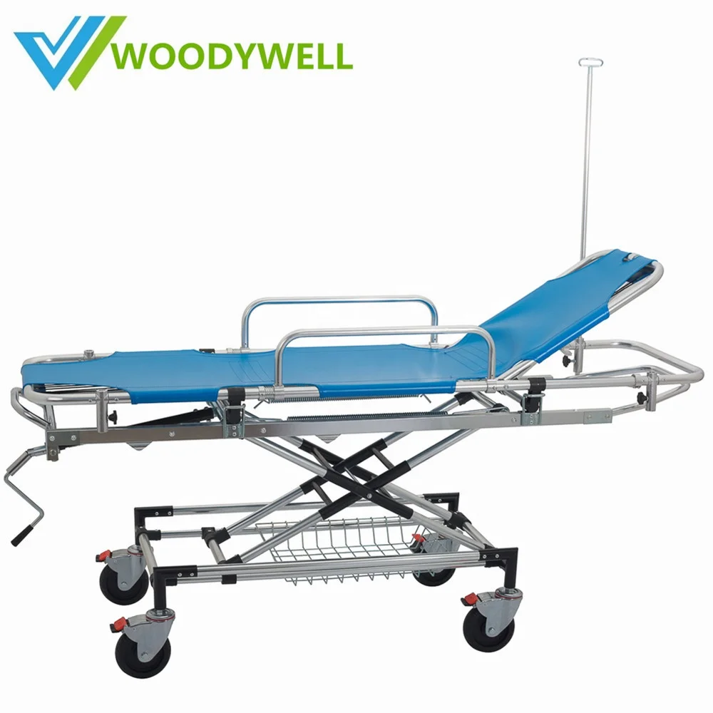 WS405 Aluminum Alloy Folding Emergency Ambulance Patient Stretcher