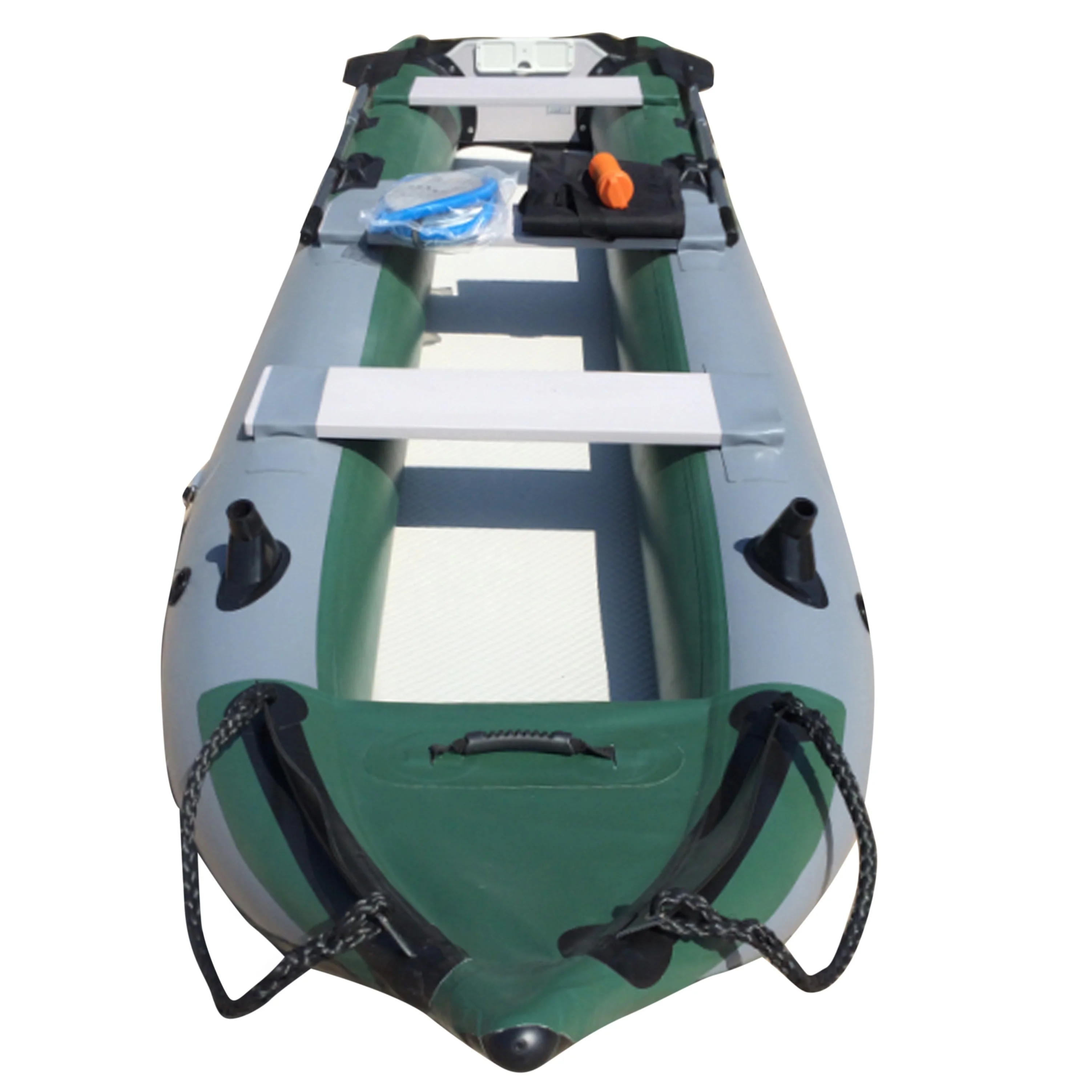 Goethe Goboat CE GTK410 13.4ft Inflatable Fishing Rowing Kayak With Aluminum Boat Seat Kayak Fishing Kayak