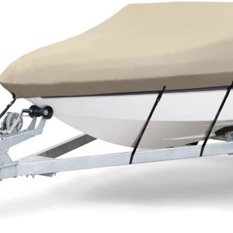 Deluxe factory sale 600D polyester oxford Boat Cover trailerable boat cover