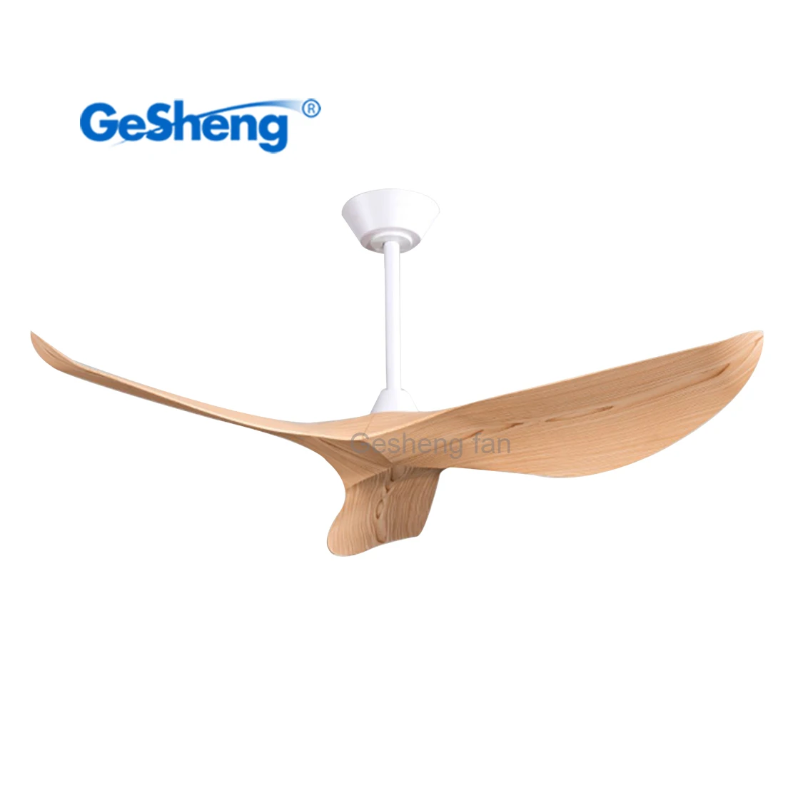 Nordic Style Commercial Decorative Wood Ceiling Fan 3 ABS Blades Ceilling Fan With Light