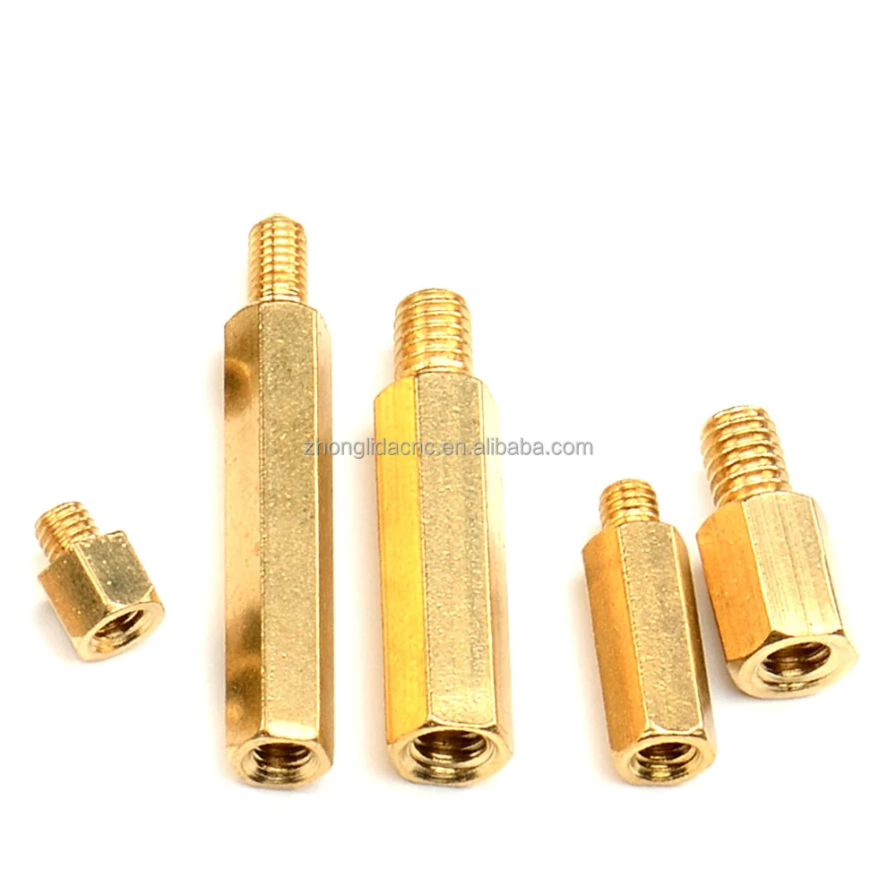 CNC Lathe High Quality Brass Standoff Spacer Hexagonal Male Female Standoff