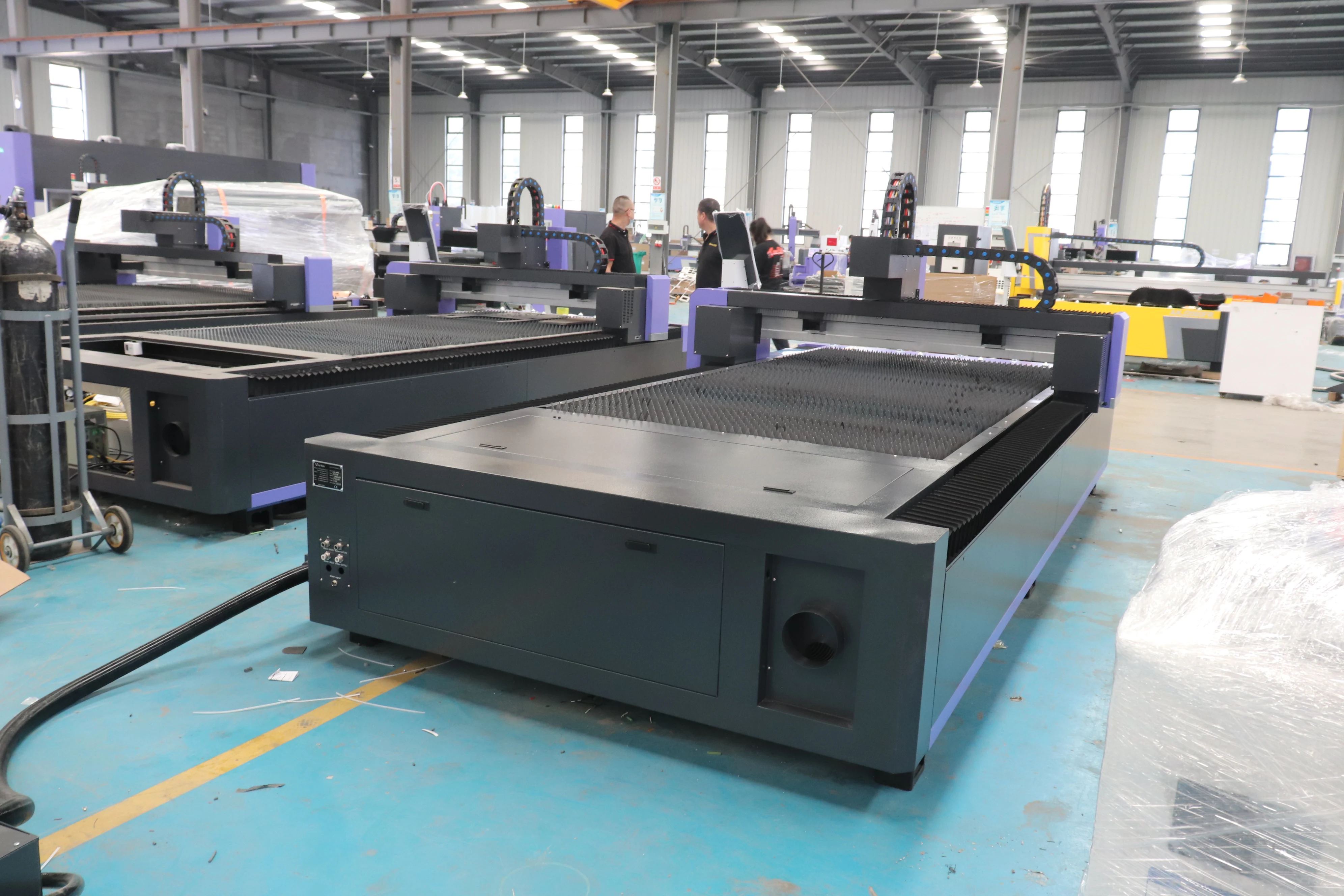 1500W 2000W 3000W Economic Fiber Laser Cutting Machine Auto Focus 1530 5*10ft for Metal Steel Aluminum Plate Cut Servo Motor