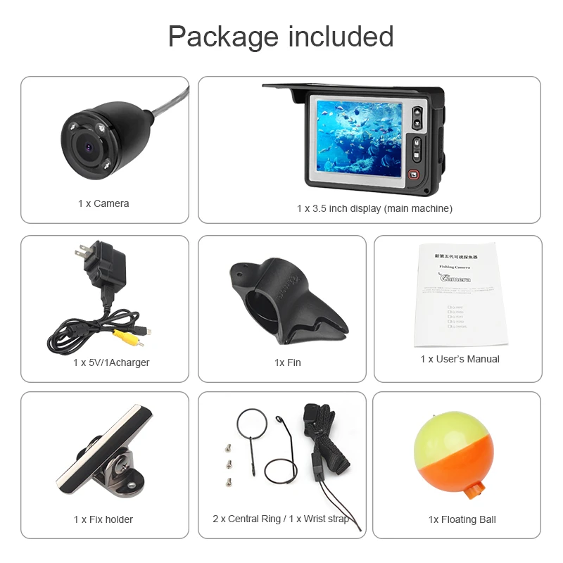 
video recording fishing camera 