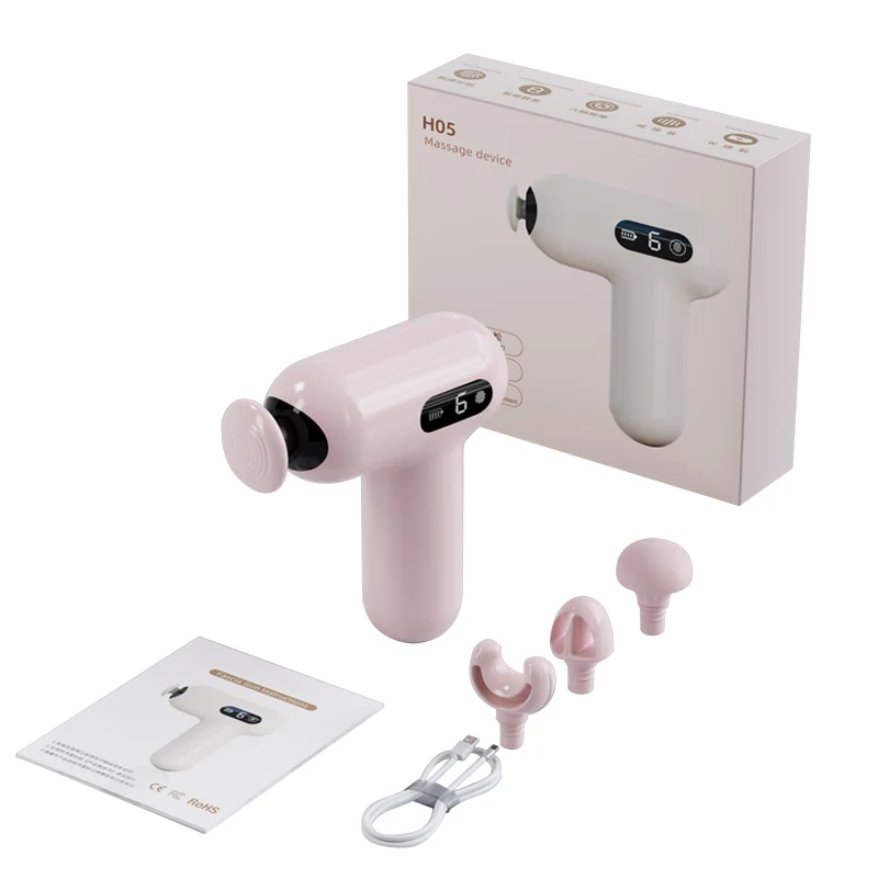 On Sale Deep Tissue Percussion Relaxation Muscle Massager Pistola De Masaje Full Body Fascial Massage Gun With LCD Touch Screen