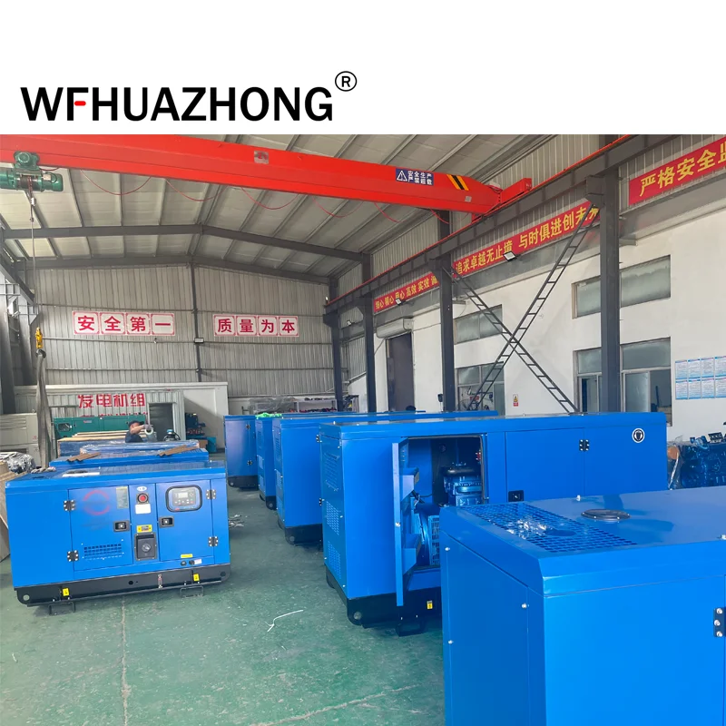 CE approve silent generador electrico trifasico weichai 3 phase 40kw 50kva diesel generator price