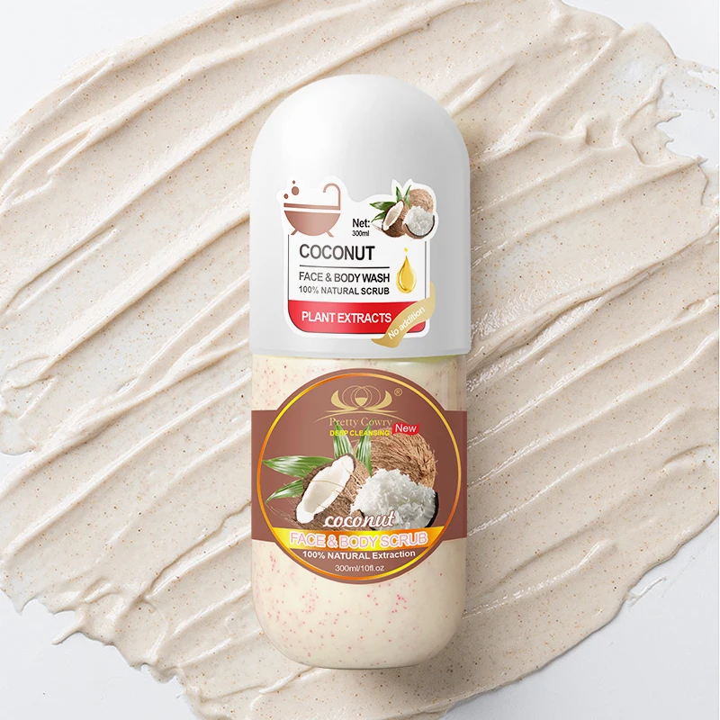 Body Scrub Exfoliators Cream Facial Dead Sea Salt For Whitening Moisturizing Anti Cellulite Treatment Coconut Scrub