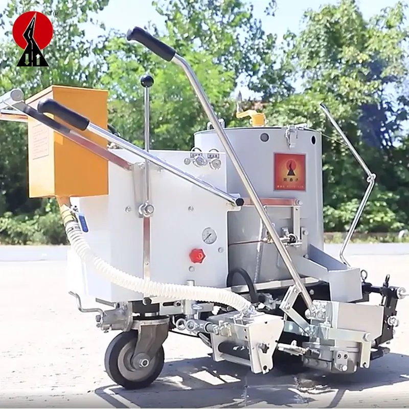 High-quality hot melt manual road marking applicator equipment with adjustable road marking glass bead dispenser