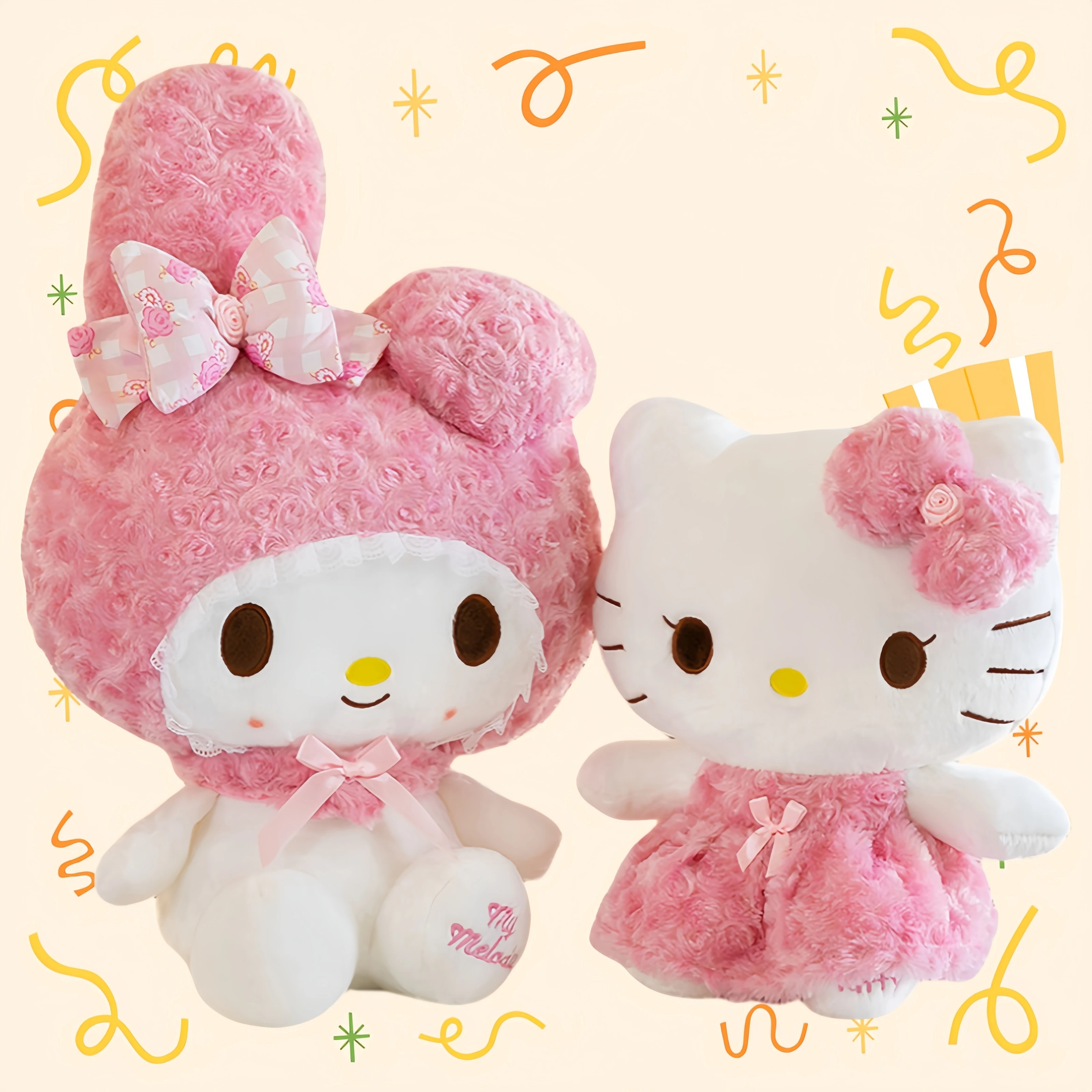 Kawaii Melody Kitty мягкие животные подарки на день рождения Валентина знаменитые аниме мультяшный Персонаж плюшевые куклы для детей и девочек игрушки