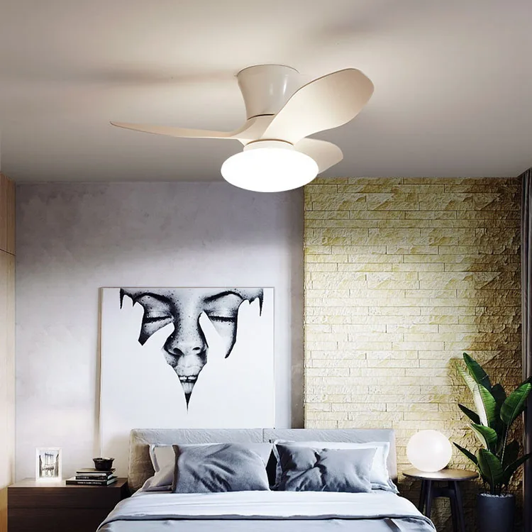 New Nordic suction roof fan lamp bedroom dining room study simple ceiling fan lamp