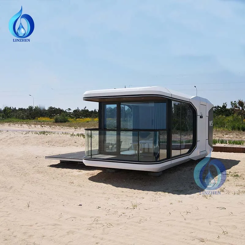 customized Prefab Expandable Container Houses 2 Bedrooms 1 Bathroom 1 Kitchen foldable modular homes container house